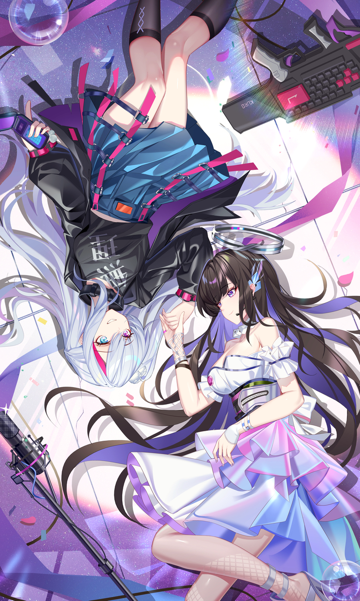 This is a pixiv picture whose title is 七花与卡萝.