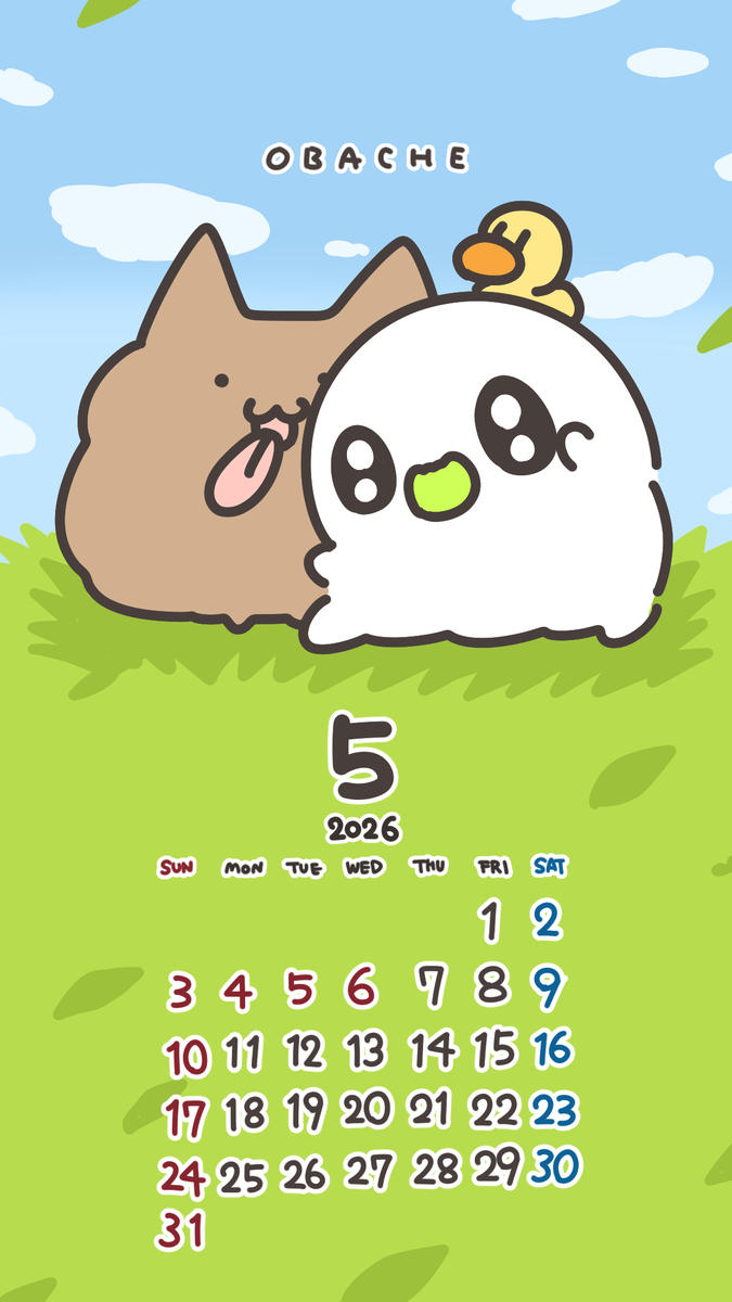 This is a pixiv picture whose title is 5月のカレンダー.