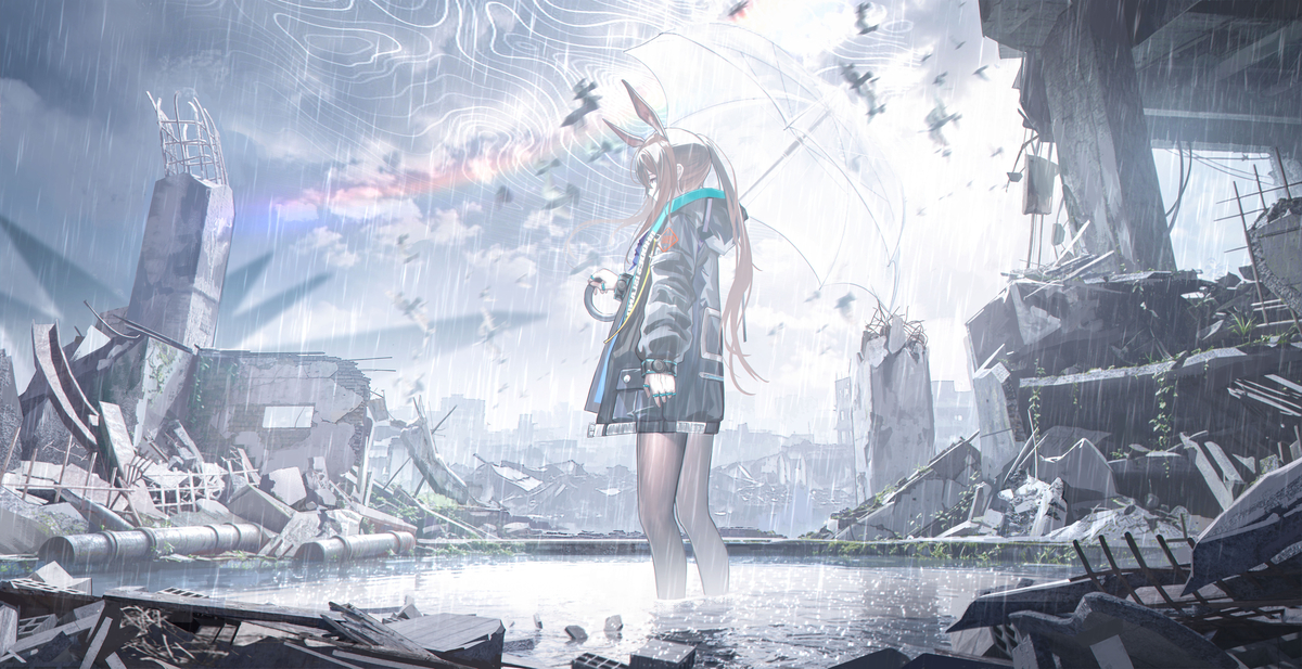 This is a pixiv picture whose title is 阿米娅.