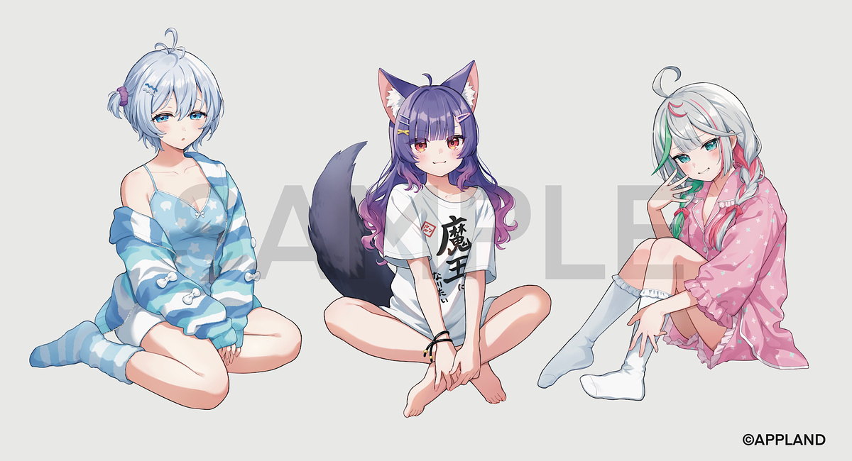 This is a pixiv picture whose title is パジャマグッズ2026.