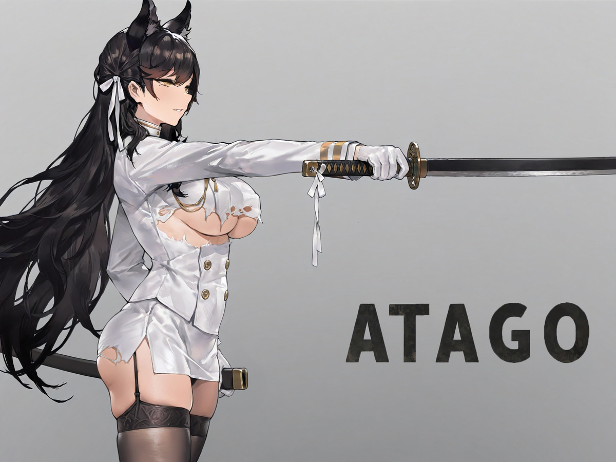 This is a pixiv picture whose title is 爱宕 演习.