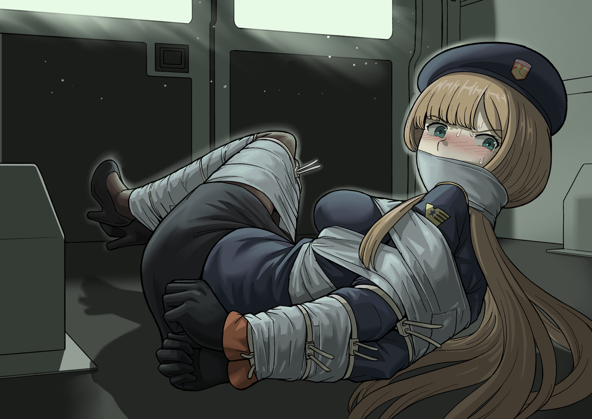 This is a pixiv picture whose title is Kidnapped Estelle.