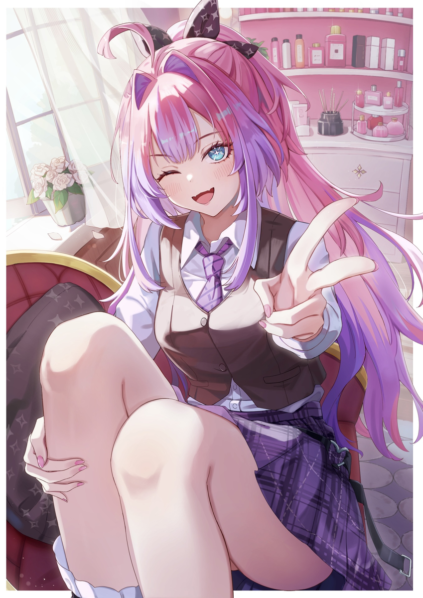 This is a pixiv picture whose title is ヴィヴィピース.
