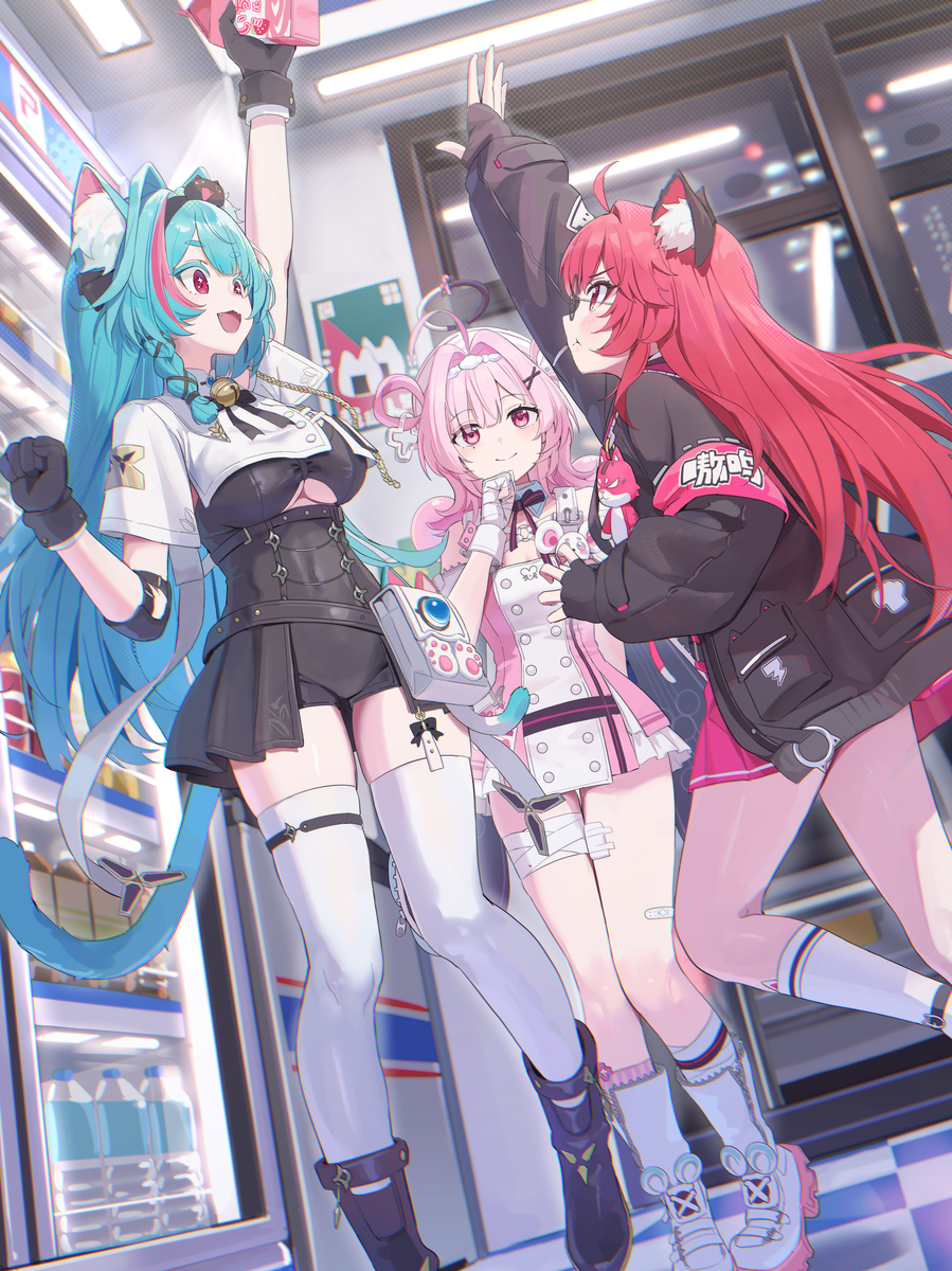 This is a pixiv picture whose title is ミント、ナナリ、ちぃちゃん.