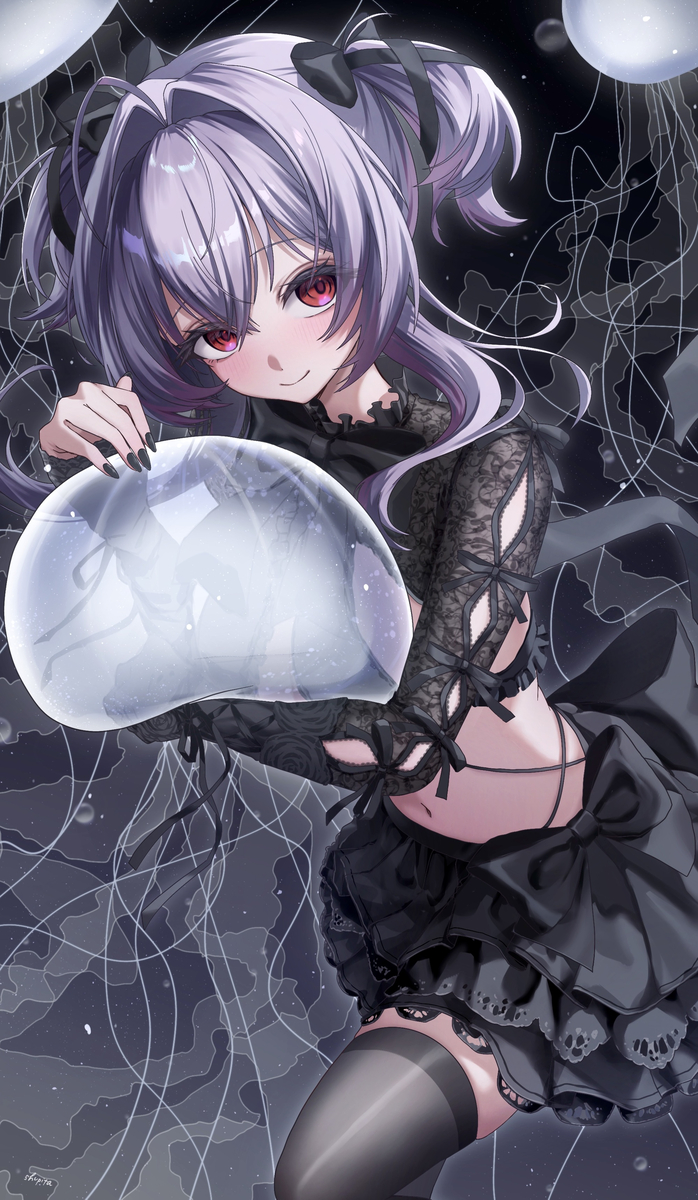 This is a pixiv picture whose title is 🪼.