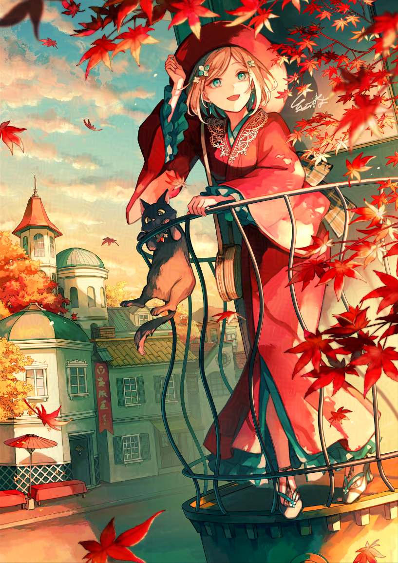 This is a pixiv picture whose title is 明日はどこに行こうか.
