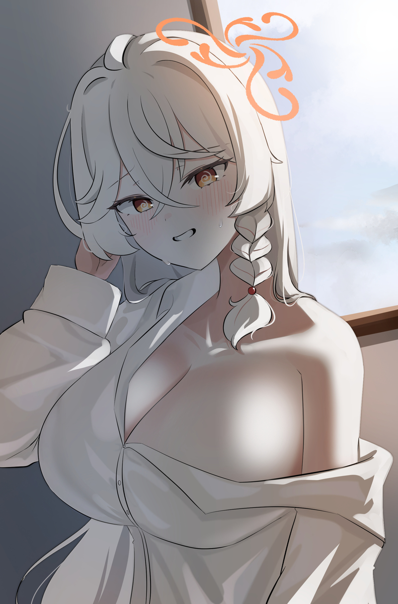 This is a pixiv picture whose title is 에리랑 하룻밤 지낸 후.