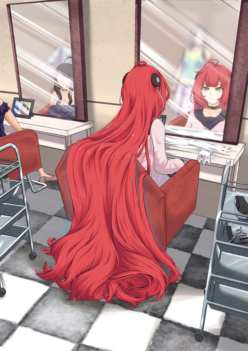 This is a pixiv picture whose title is Comm Yuzuha.