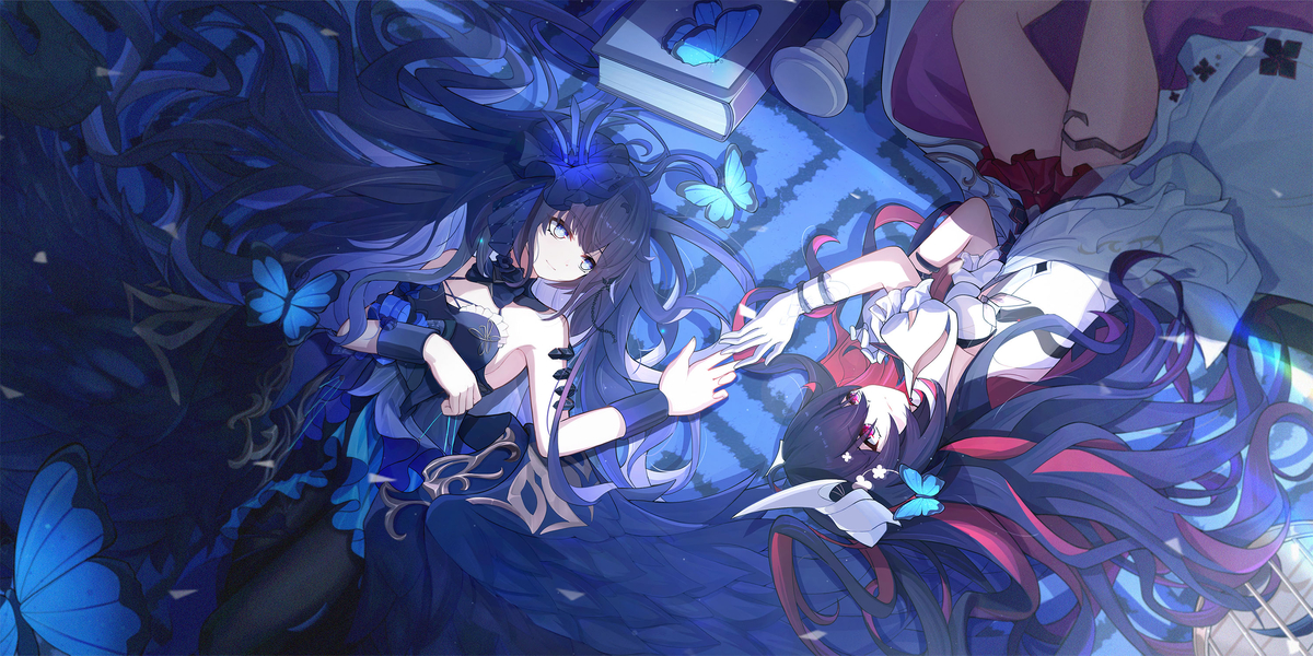 This is a pixiv picture whose title is seele＆seele.