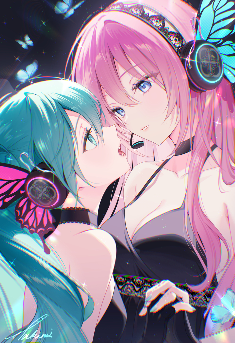 This is a pixiv picture whose title is magnet.