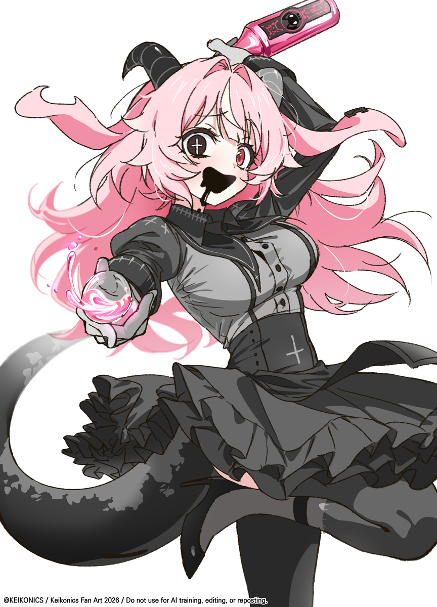 This is a pixiv picture whose title is 🥃😈💕.
