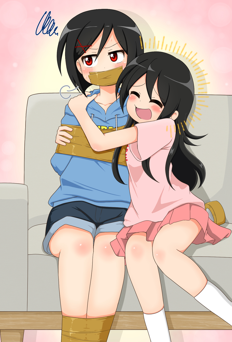 This is a pixiv picture whose title is 今日も今日とて誘拐ごっこ.