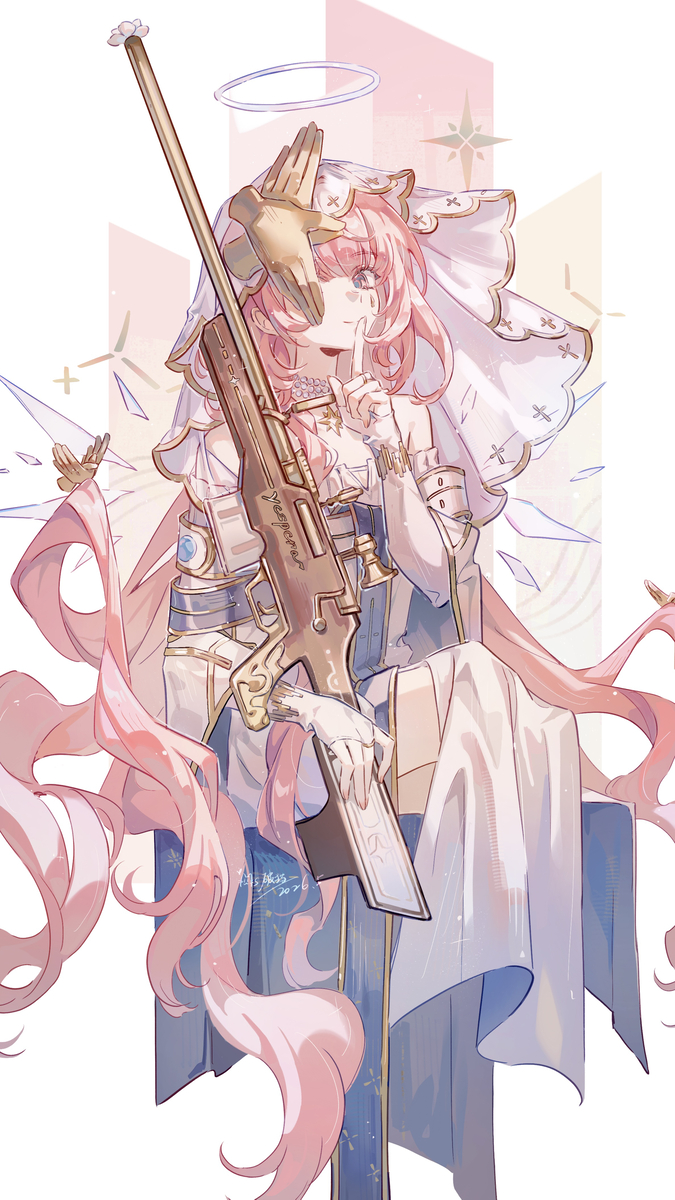 This is a pixiv picture whose title is 🪽🎶音律蕾缪安.