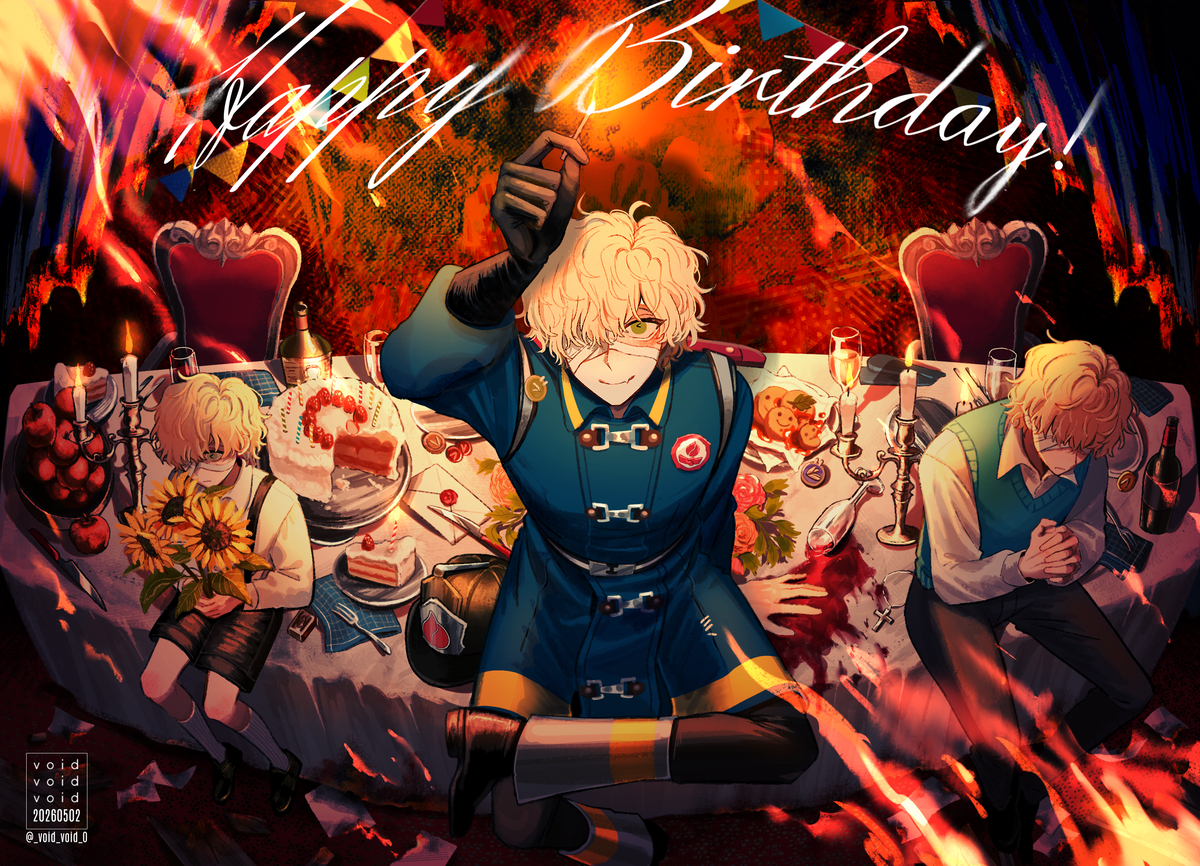 This is a pixiv picture whose title is フロリアン誕生日.