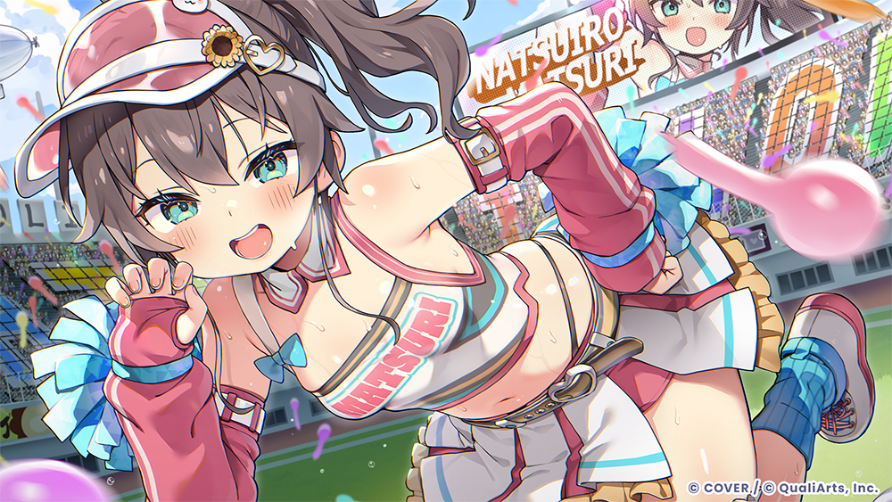 This is a pixiv picture whose title is 夏色まつりちゃん.