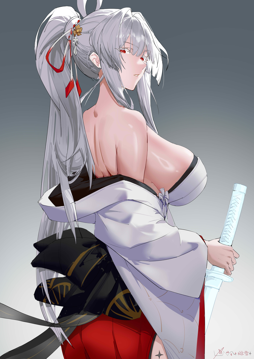 This is a pixiv picture whose title is 绯雪-这种看起来清淡的尝起来最齁.