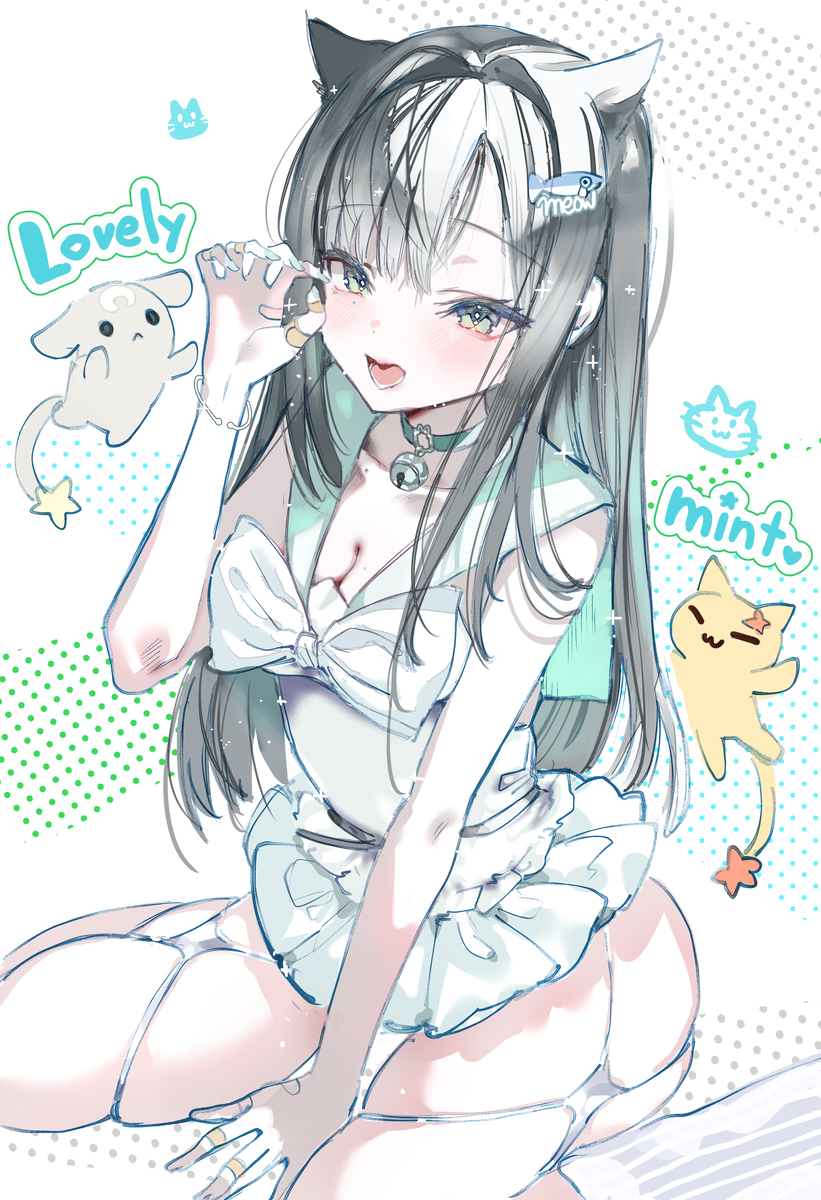 This is a pixiv picture whose title is ミント.