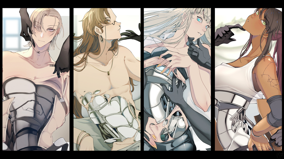 This is a pixiv picture whose title is Hands.