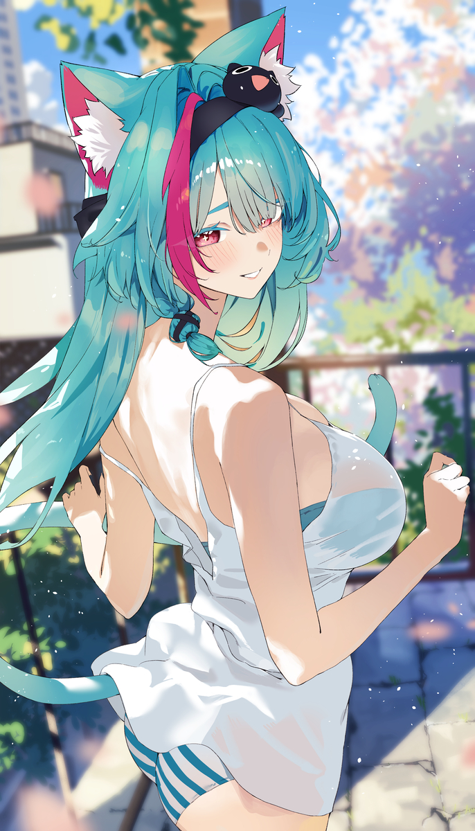 This is a pixiv picture whose title is ミント🐱.