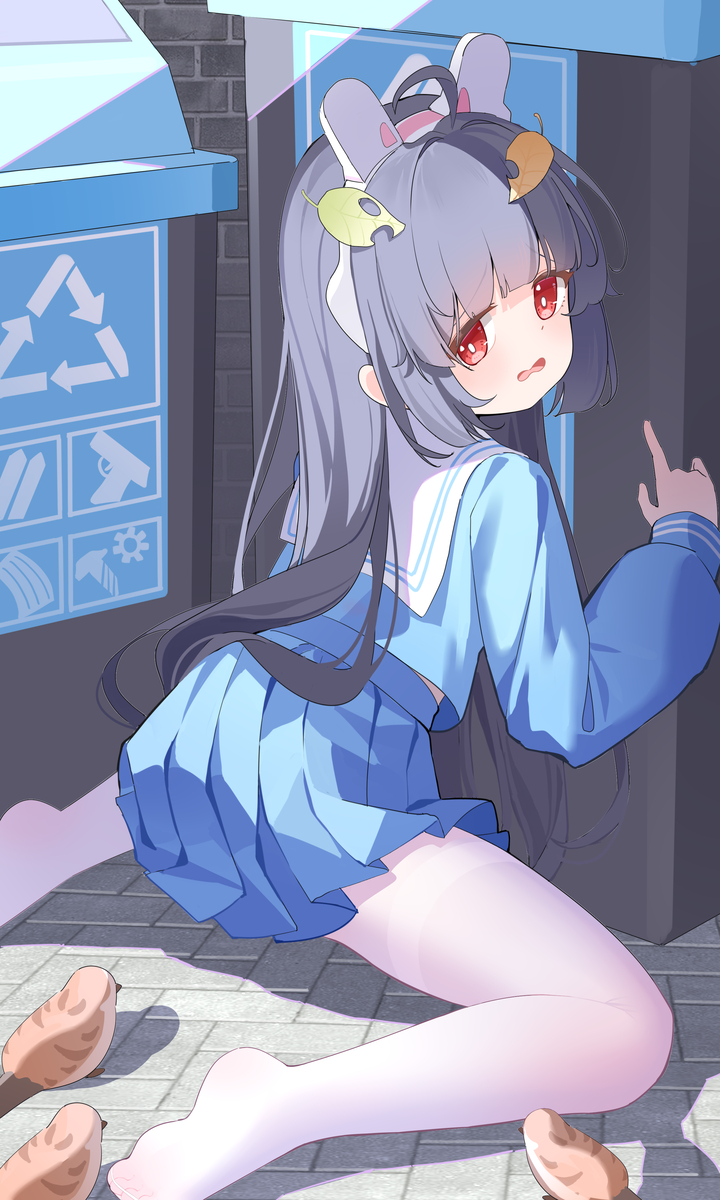 This is a pixiv picture whose title is 美游.