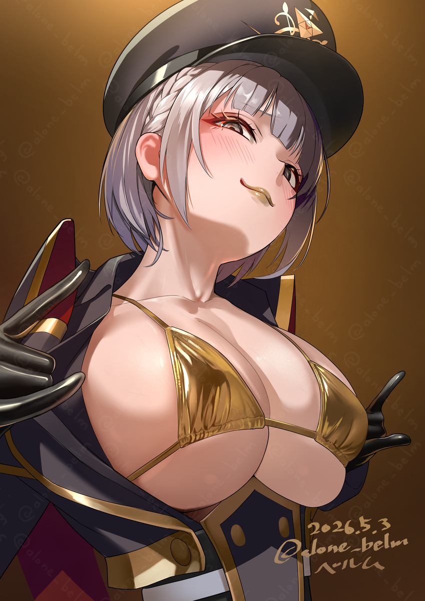 This is a pixiv picture whose title is ゴールデン✦.