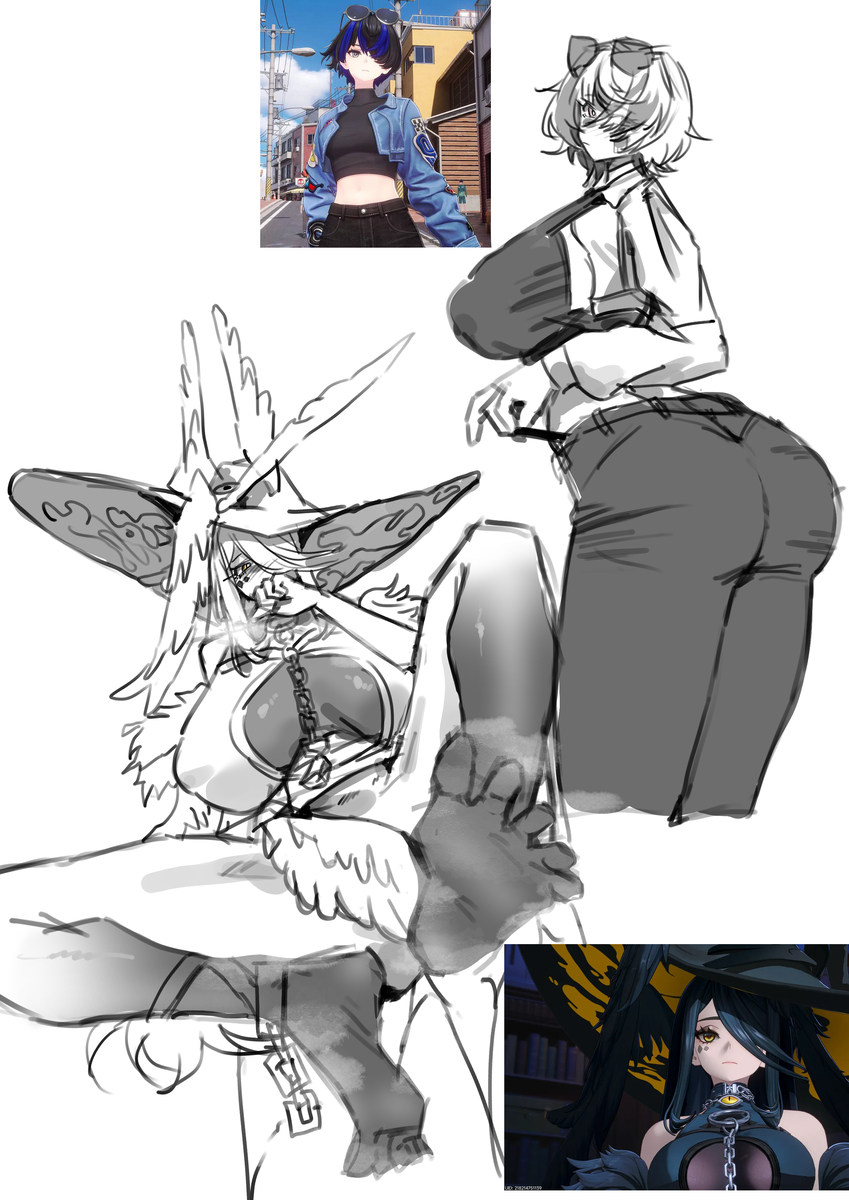 This is a pixiv picture whose title is 이환 낙서.