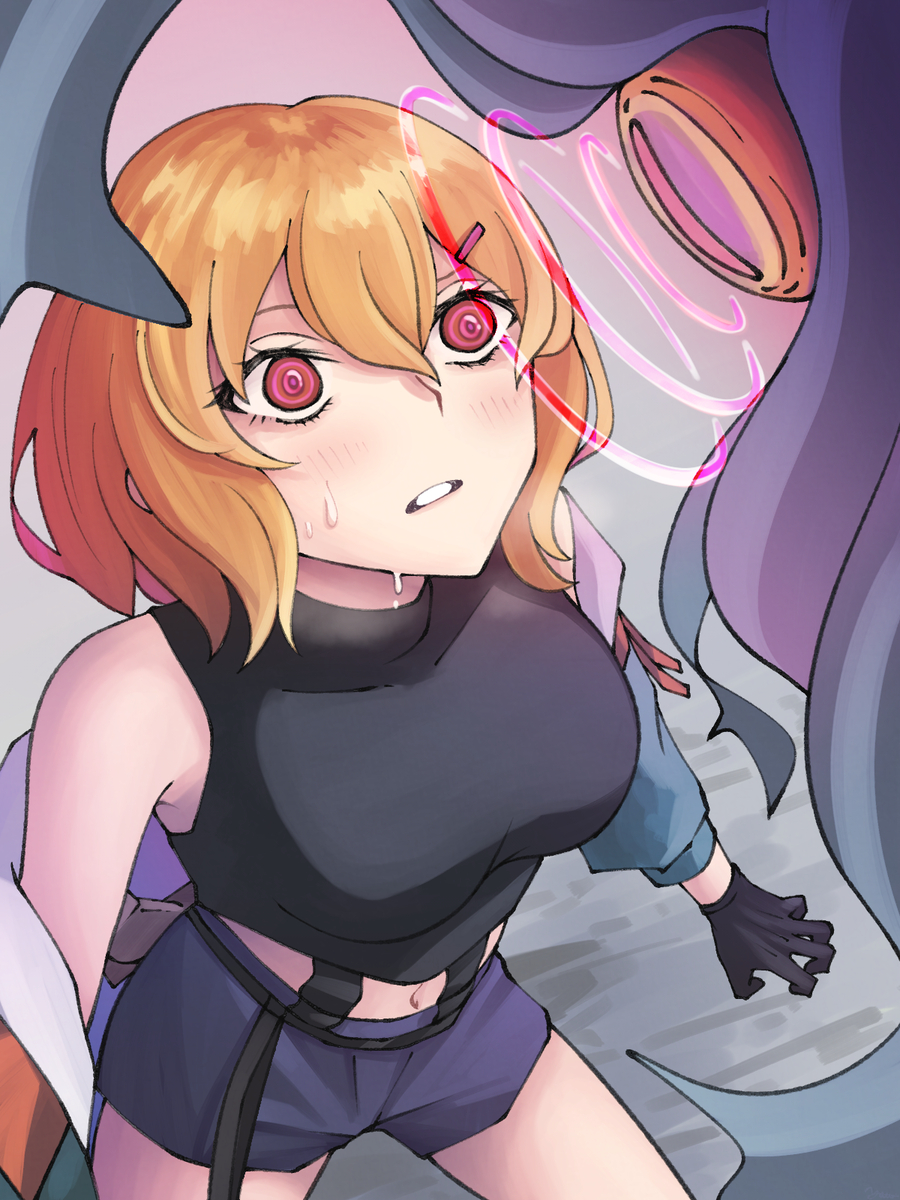 This is a pixiv picture whose title is vs洗脳.