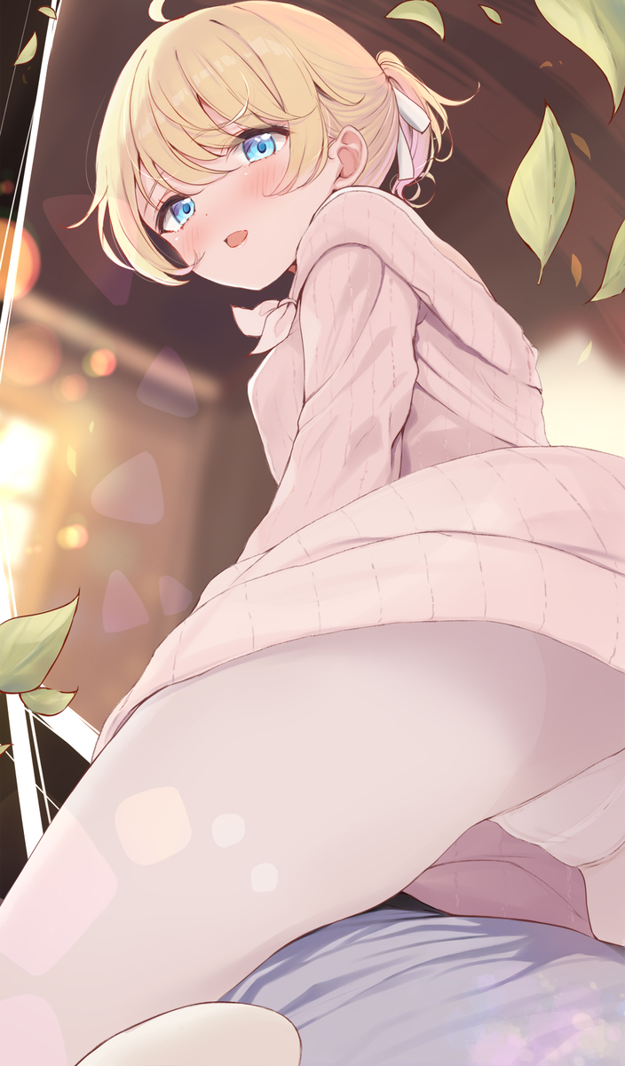 This is a pixiv picture whose title is 春風看板娘.