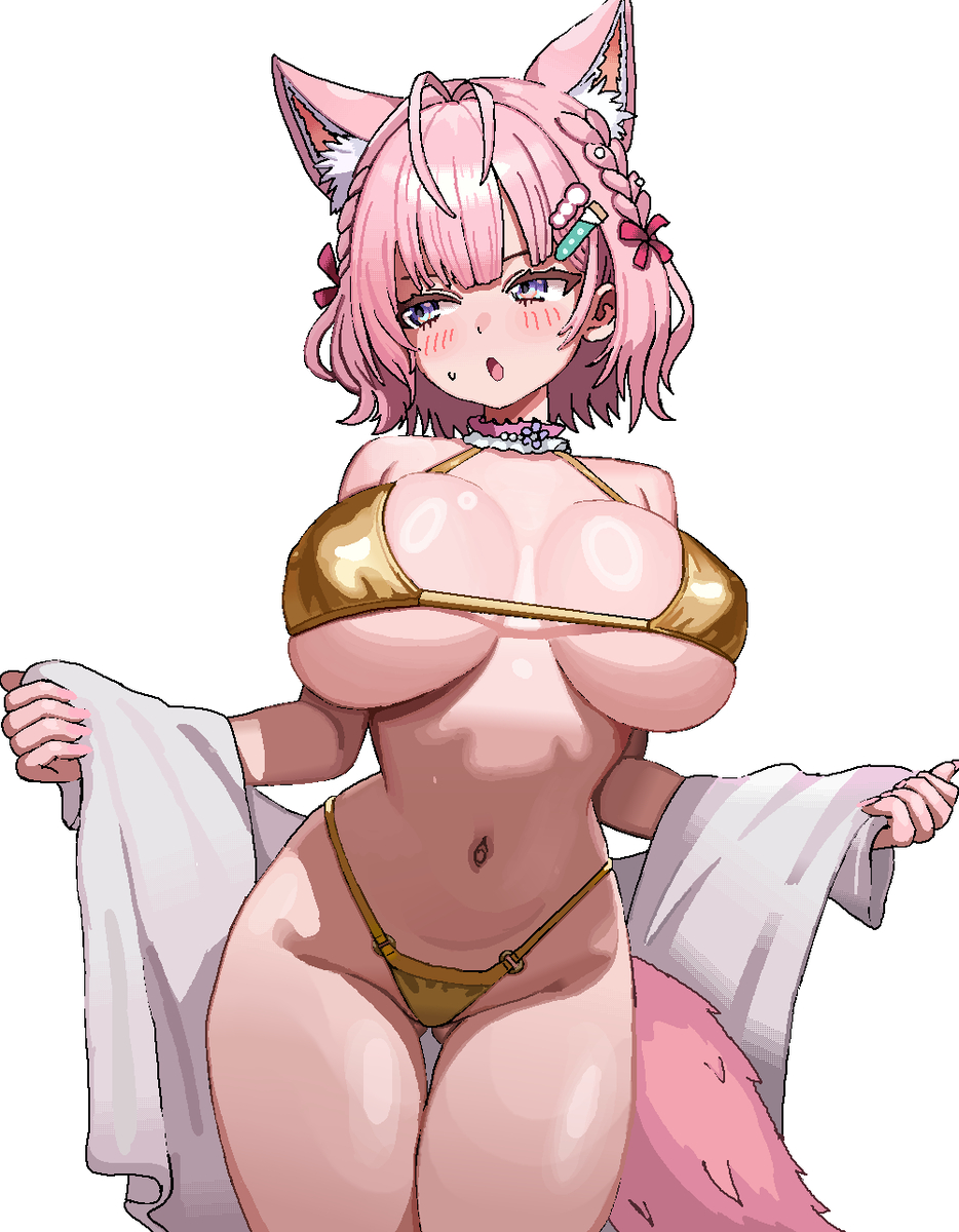 This is a pixiv picture whose title is 博衣こより.