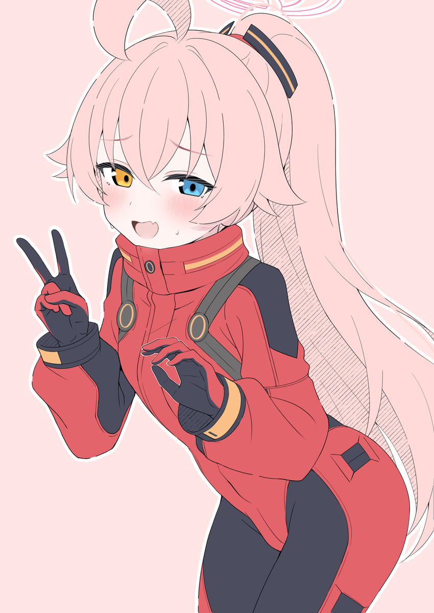 This is a pixiv picture whose title is 臨戦？ホシノ.