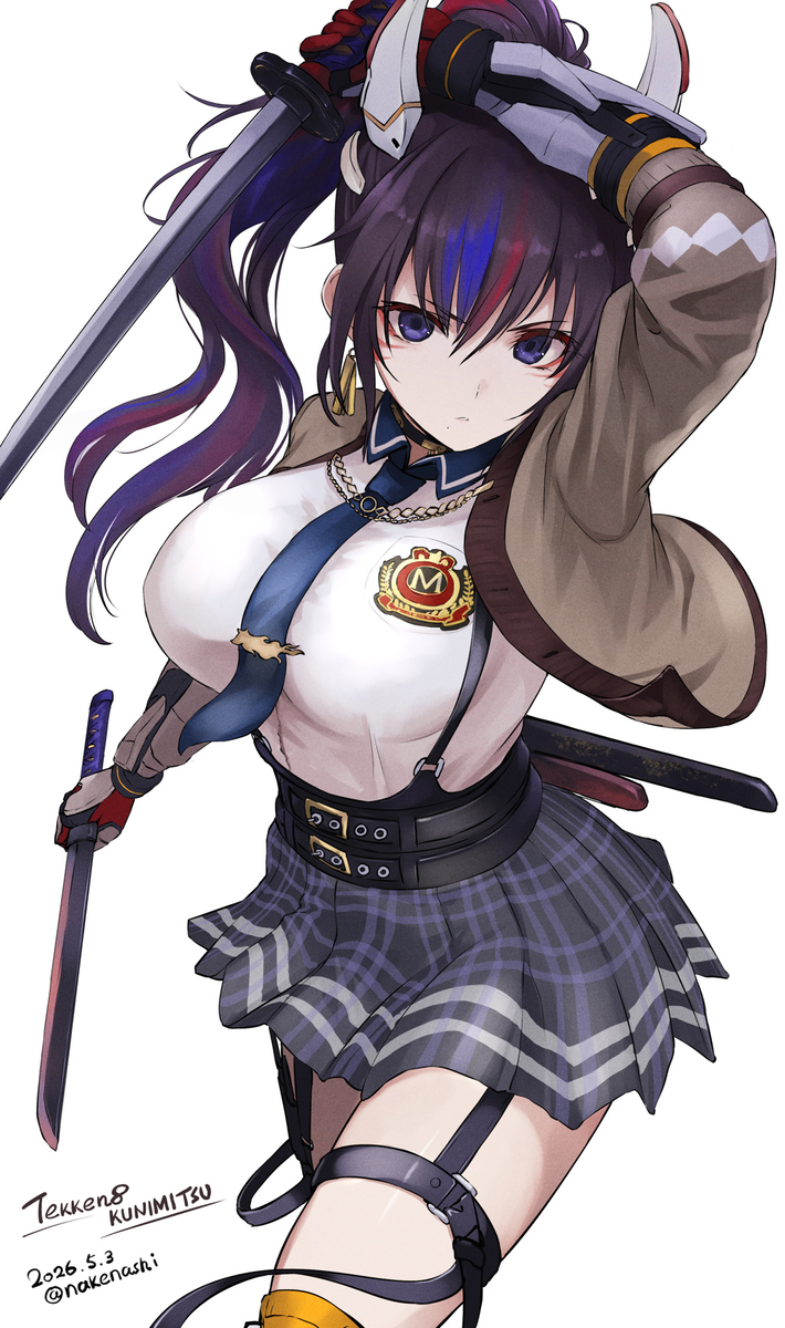 This is a pixiv picture whose title is 制服くにみつ.
