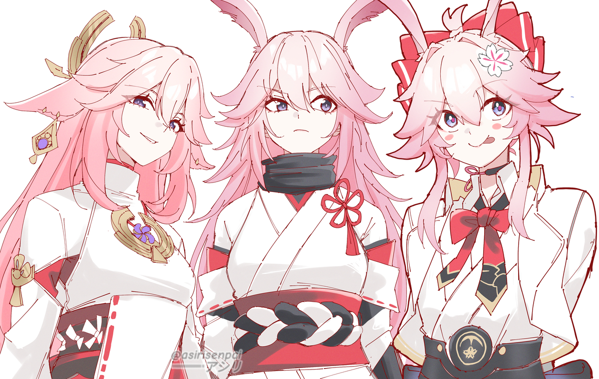 This is a pixiv picture whose title is Yae.