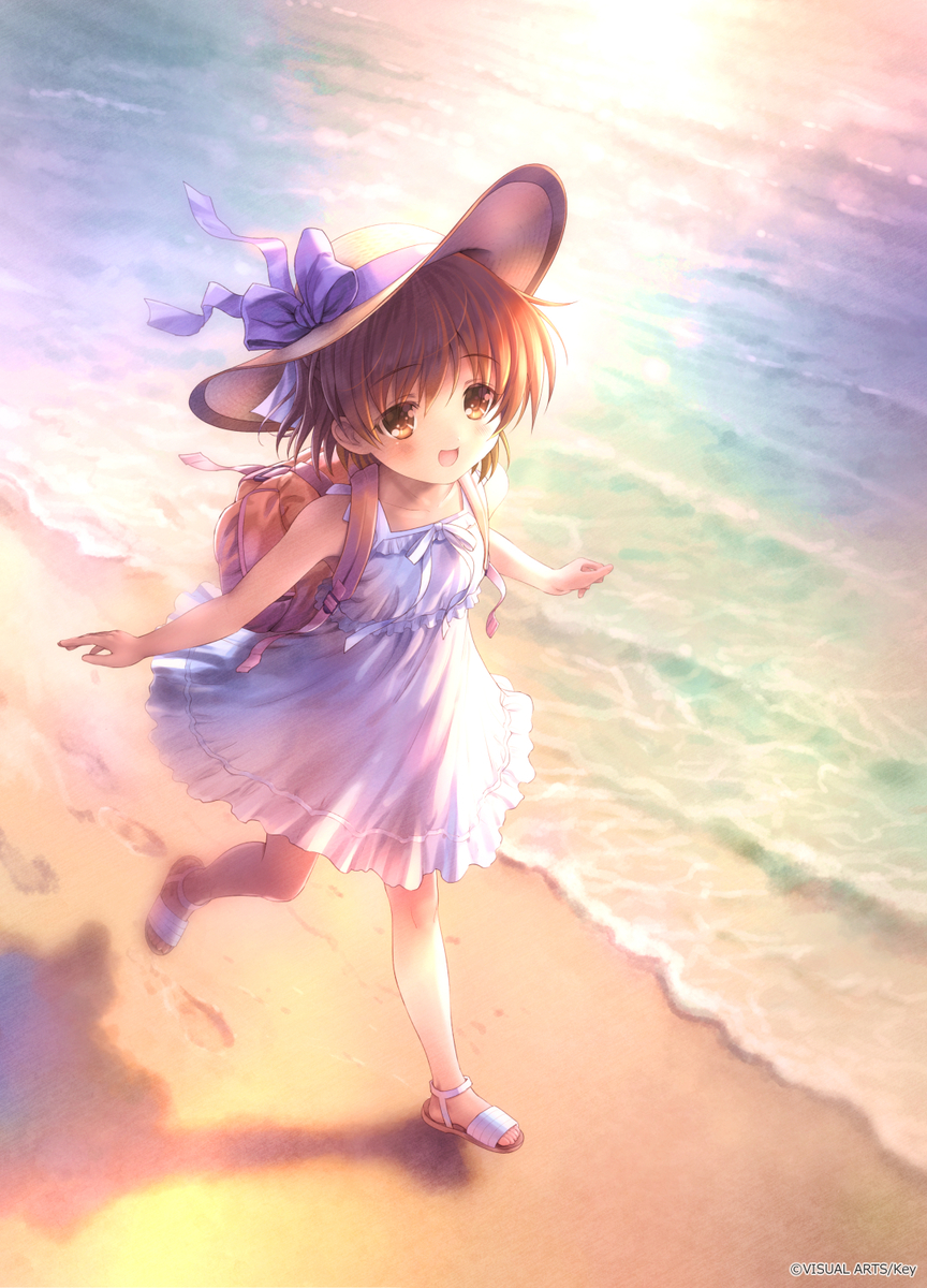 This is a pixiv picture whose title is 渚の汐.