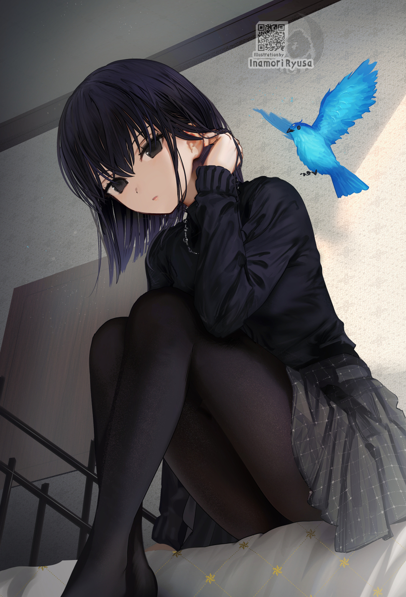 This is a pixiv picture whose title is 久遠寺有珠.