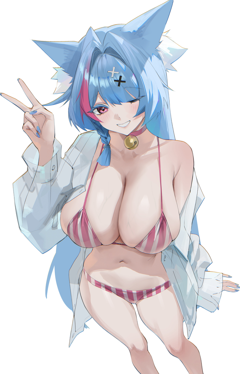 This is a pixiv picture whose title is 薄荷.