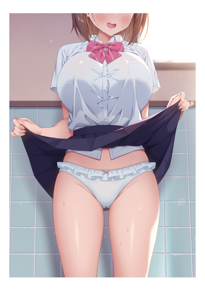 This is a pixiv picture whose title is 今日のぱんつ【月】.