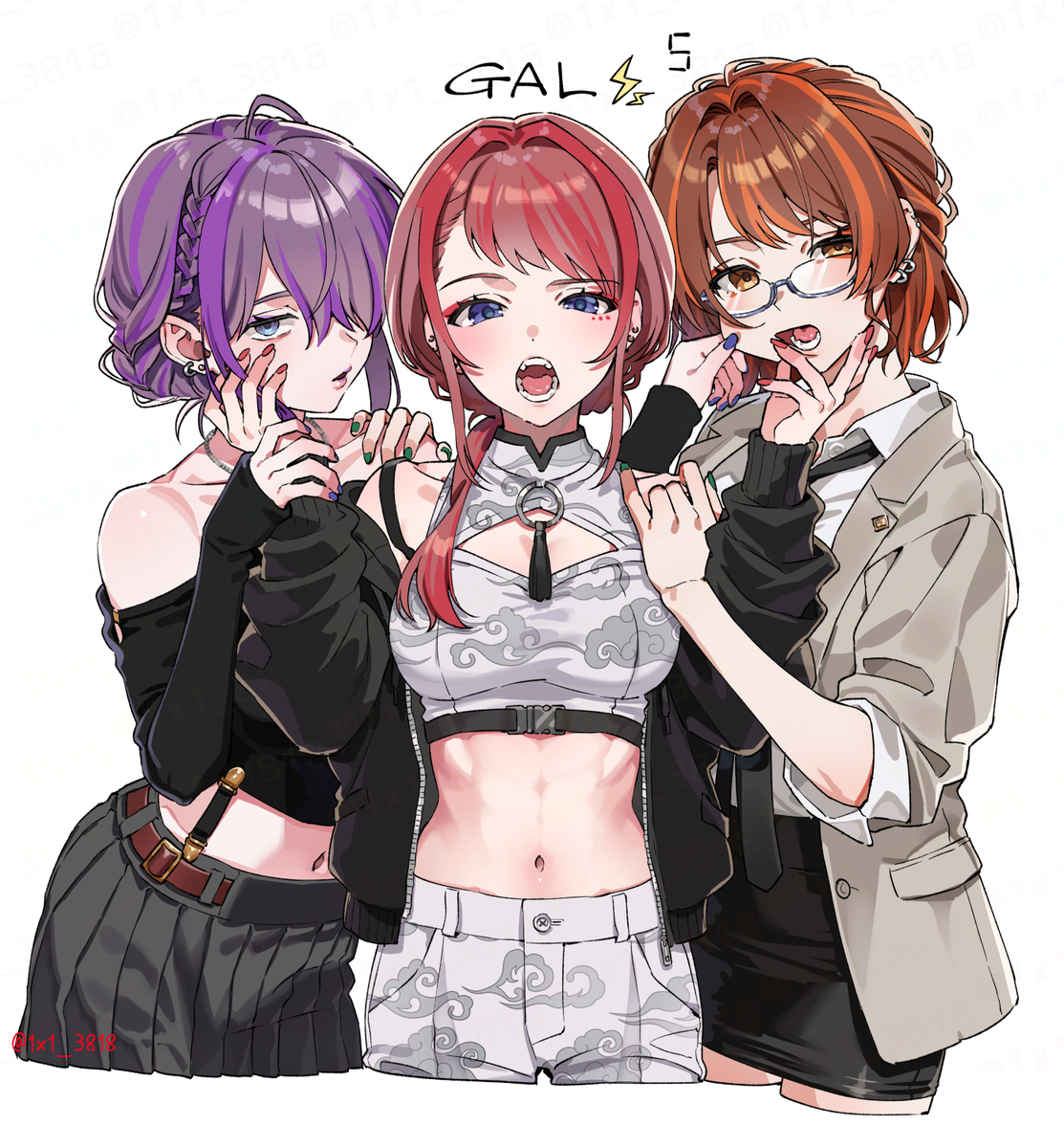 This is a pixiv picture whose title is ふんわり概念ギャル5りんさきうめ.