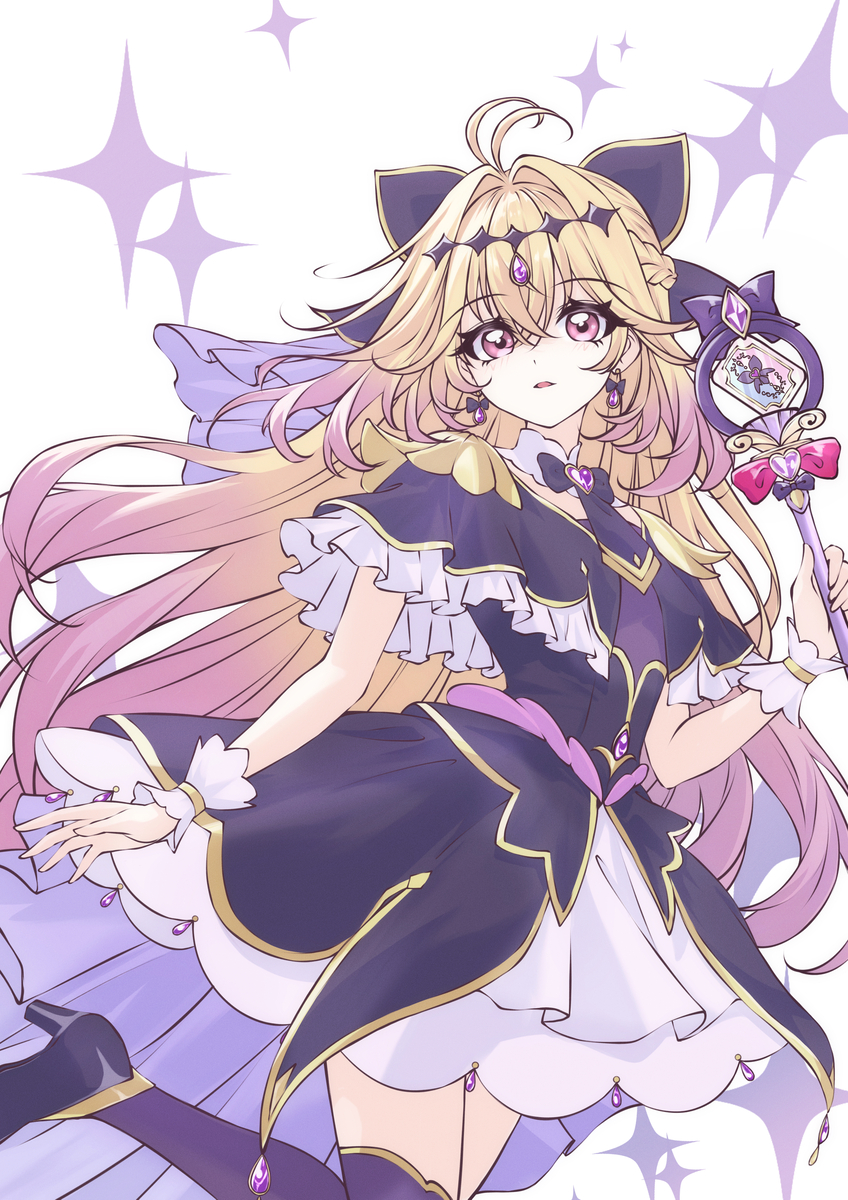 This is a pixiv picture whose title is キュアアルカナ・シャドウ.