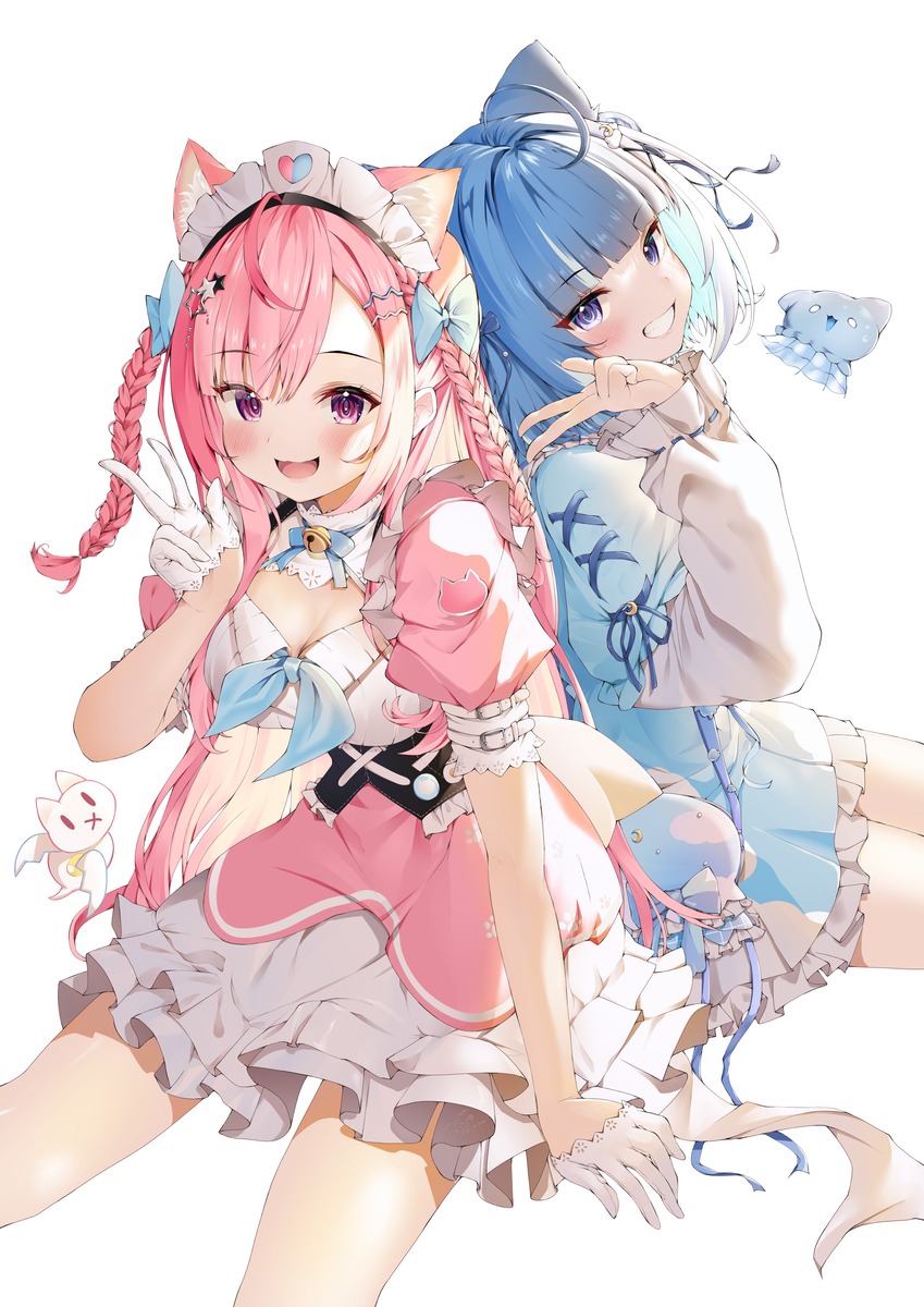 This is a pixiv picture whose title is 🎀🐾さくろあ🪼☁️.