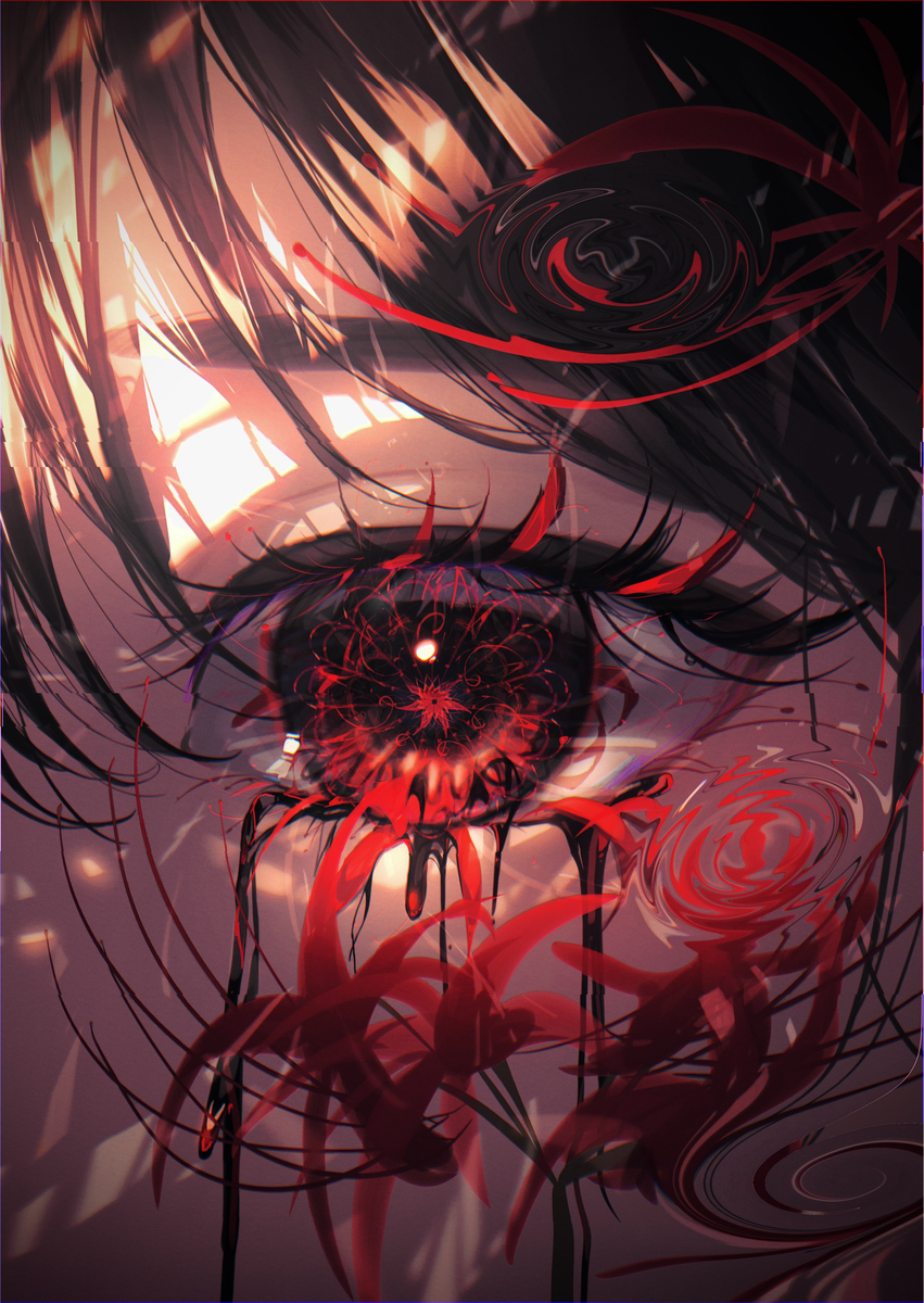 This is a pixiv picture whose title is 悲しき思い出.