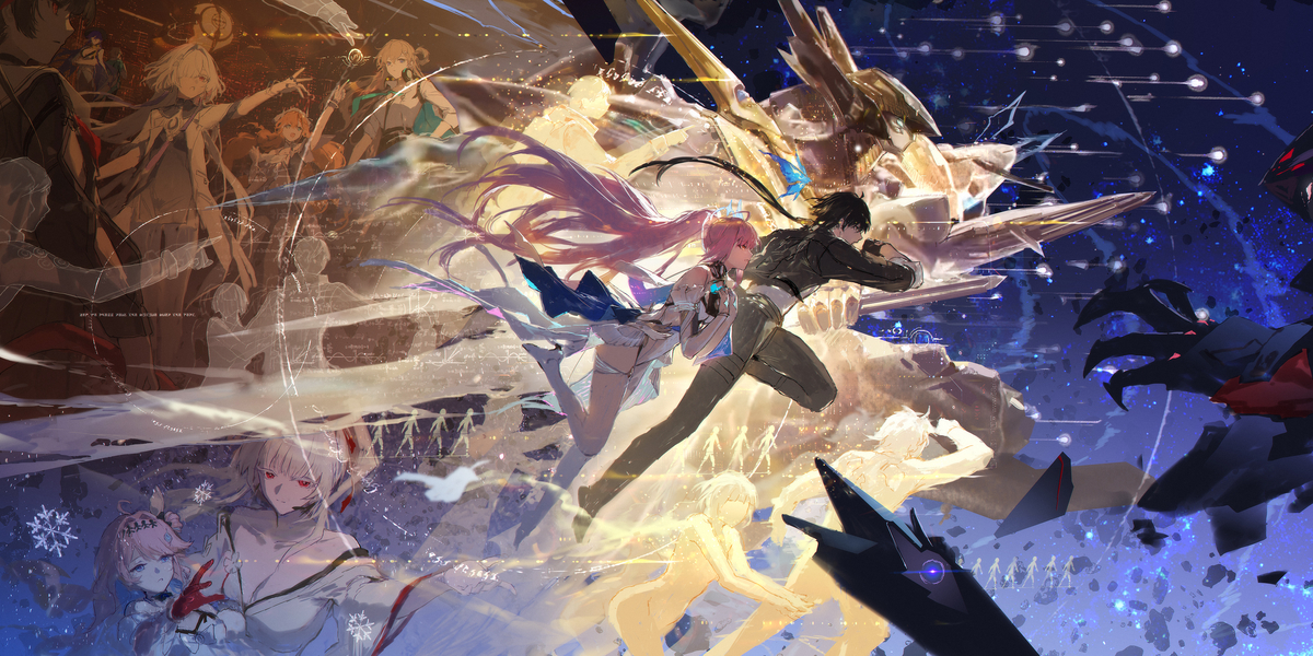This is a pixiv picture whose title is -昨夜群星-.
