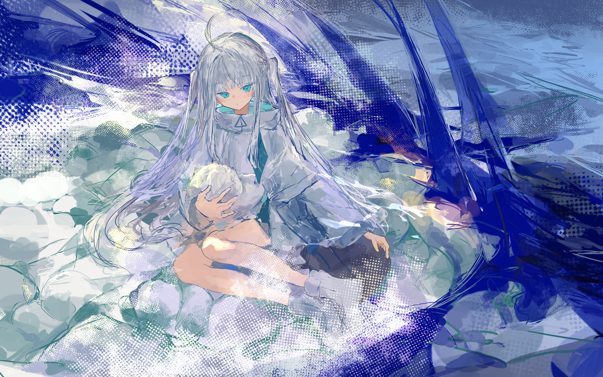 This is a pixiv picture whose title is 歴程.