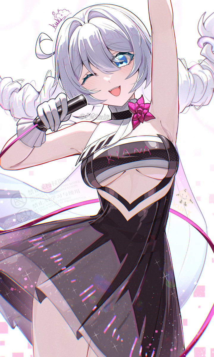 This is a pixiv picture whose title is 微调琪14.