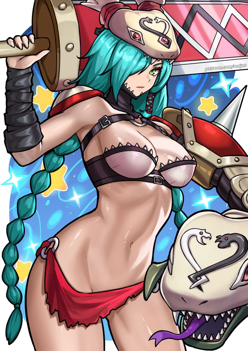 This is a pixiv picture whose title is メルヴァモン.