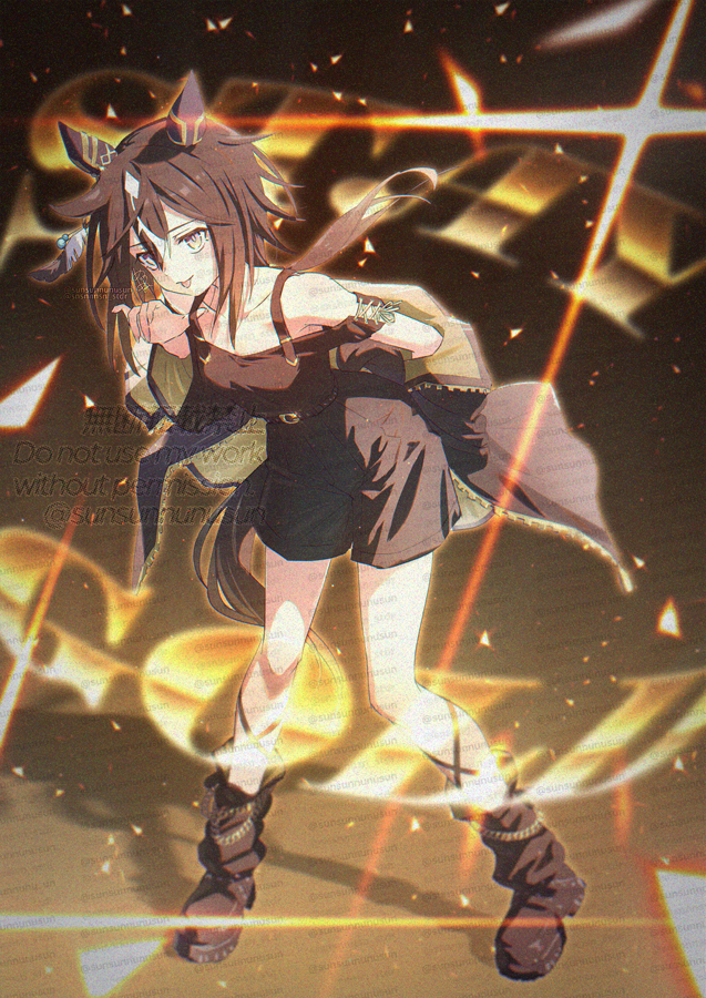 This is a pixiv picture whose title is GOLD WEEK ステイゴールド.