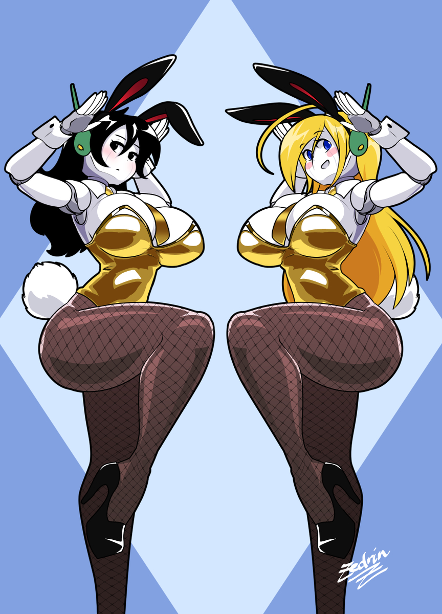 This is a pixiv picture whose title is Golden Bunny Curly and Quote.