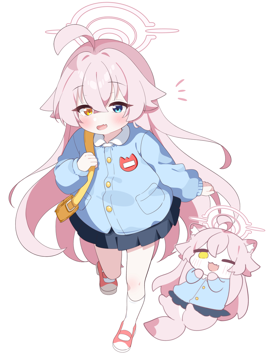 This is a pixiv picture whose title is 🩷🩵こどもの日.