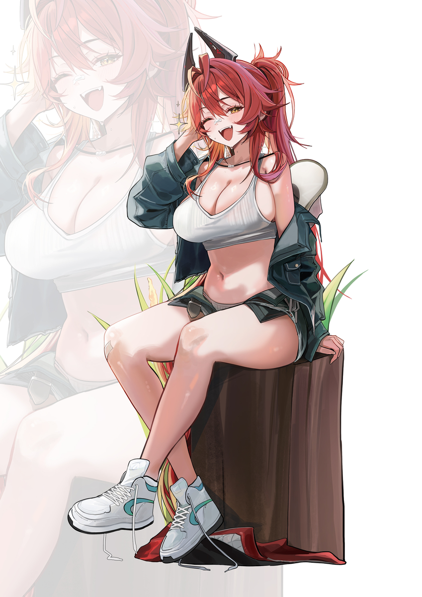 This is a pixiv picture whose title is 🤠レッドフード:レトロデイズ.
