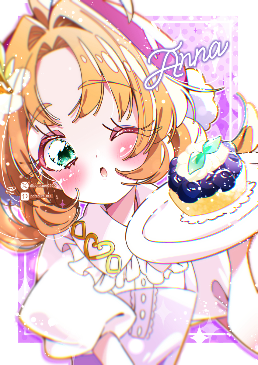 This is a pixiv picture whose title is Cute×Sweetsなあんなちゃん.
