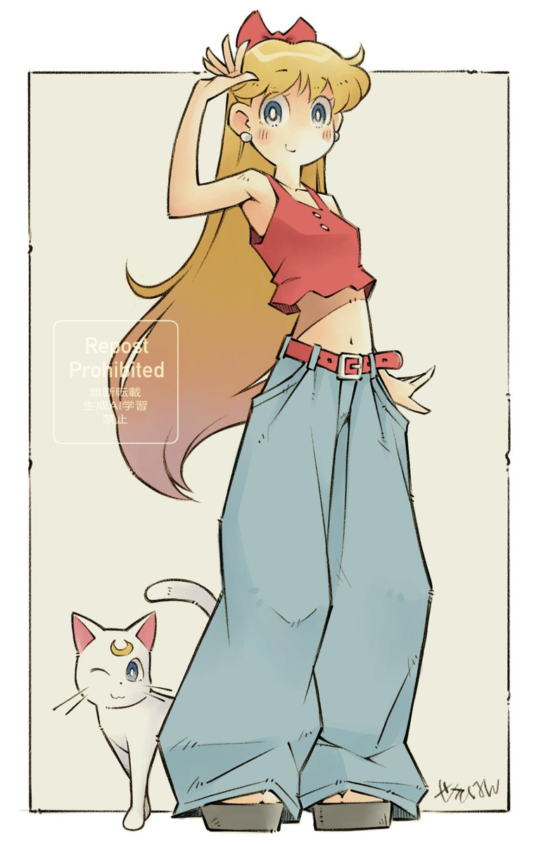 This is a pixiv picture whose title is 愛野美奈子.